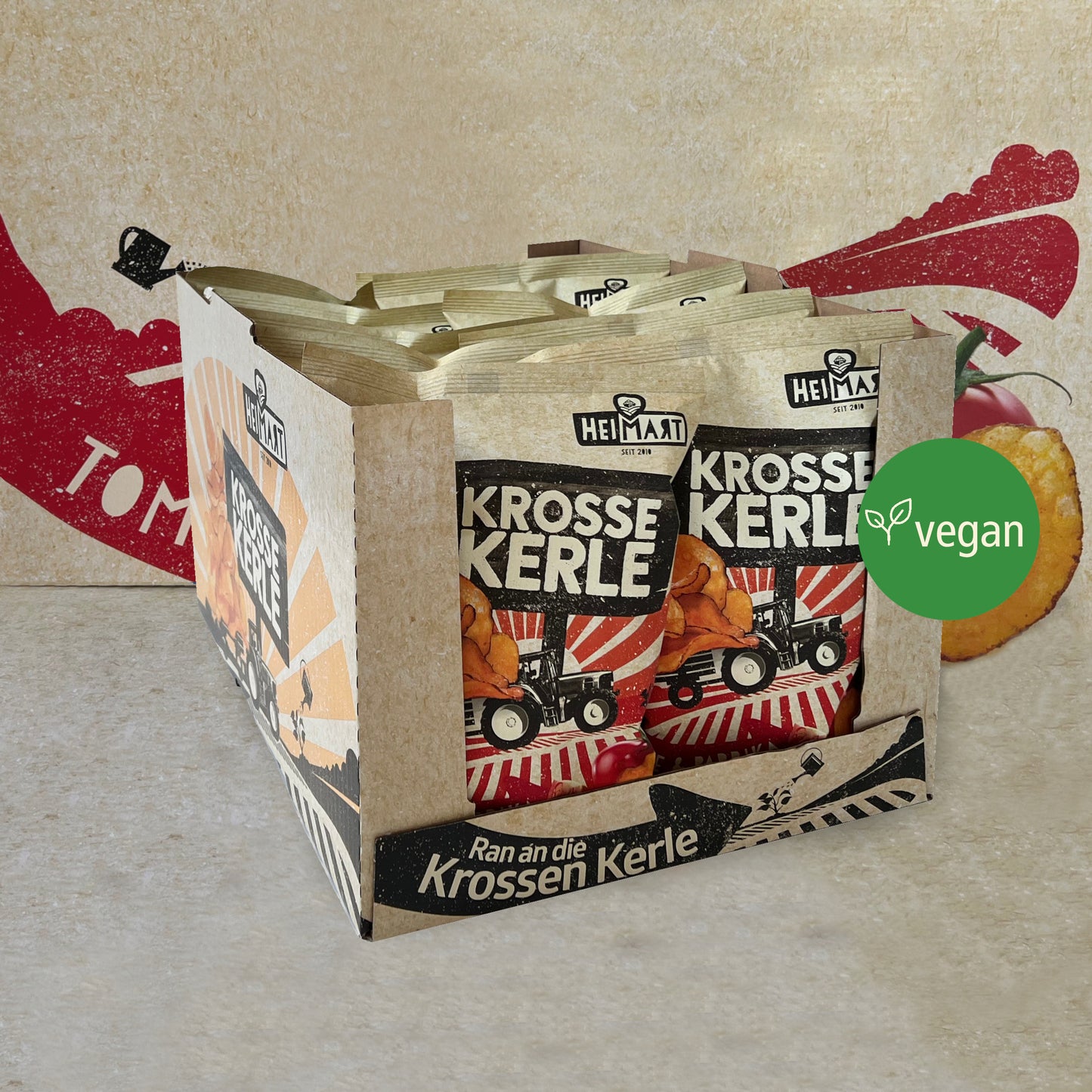 Krosse Kerle Tomate & Paprika 10x115g