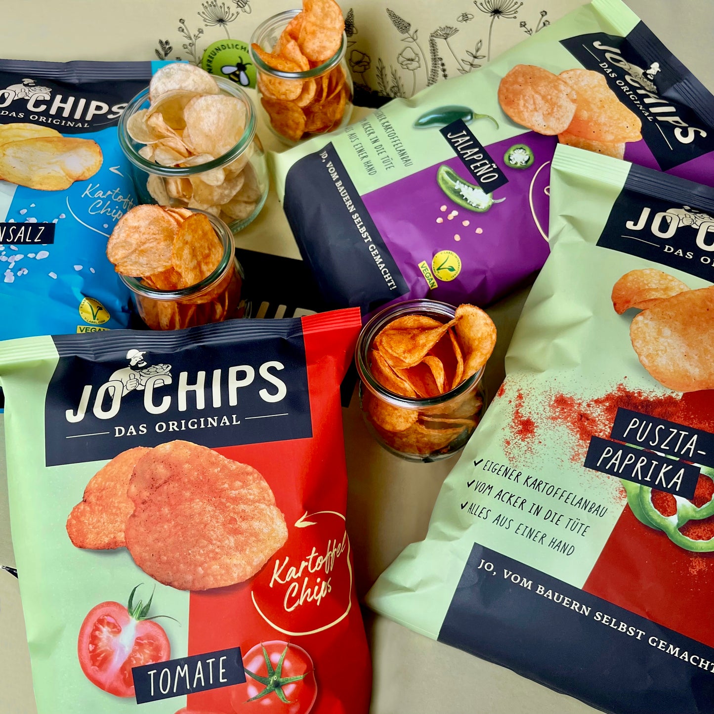 Jo Chips Original Mixbox 8x150g