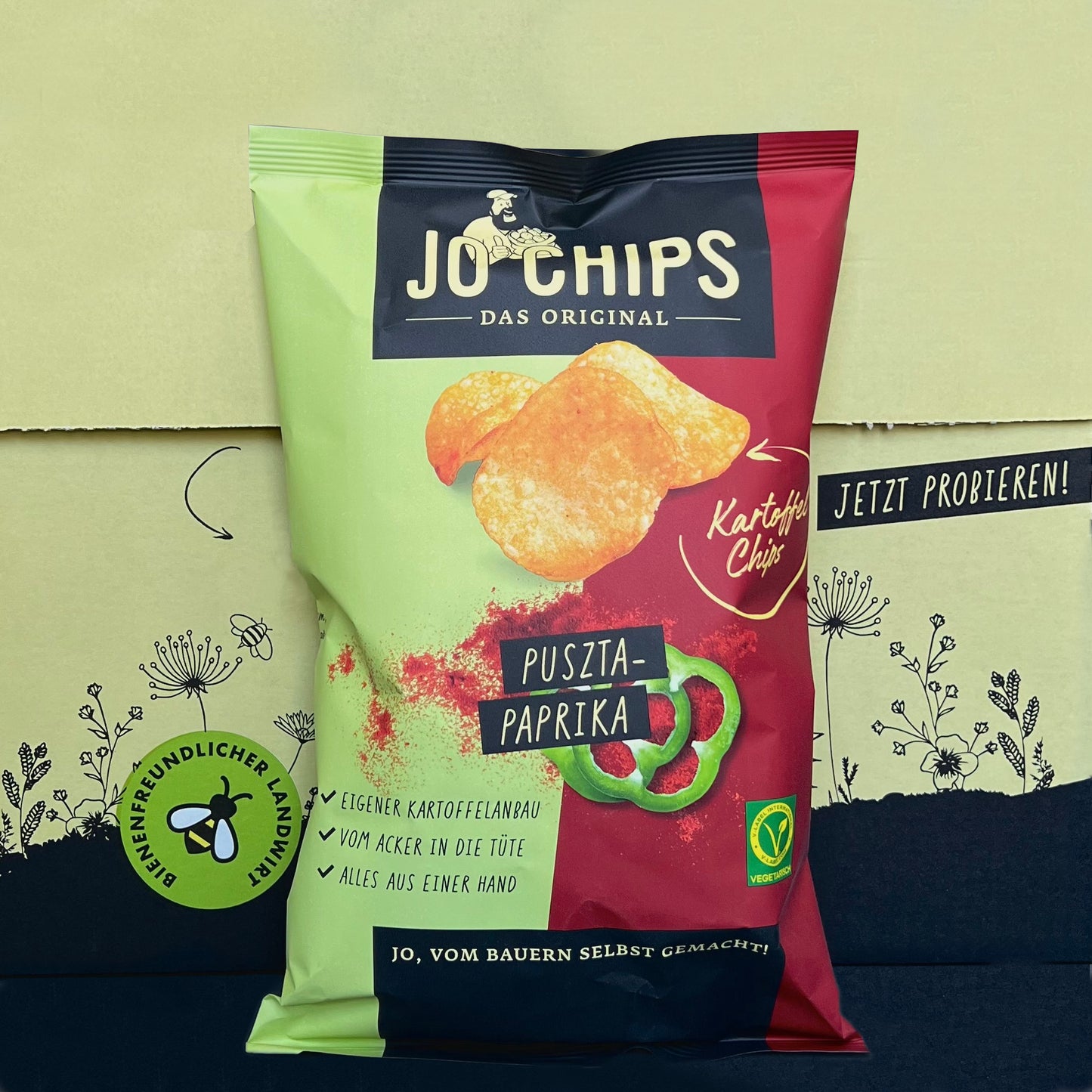 Jo Chips Original Puszta-Paprika 8x150g