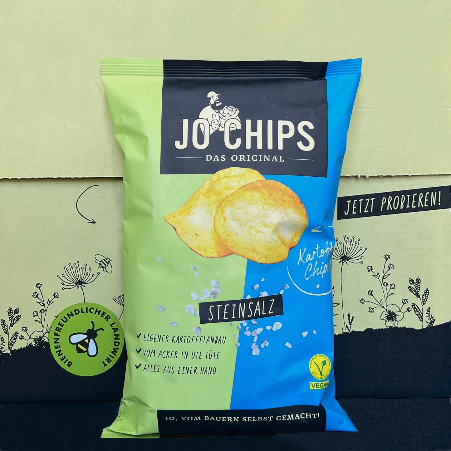 Jo Chips Original Steinsalz 8x150g