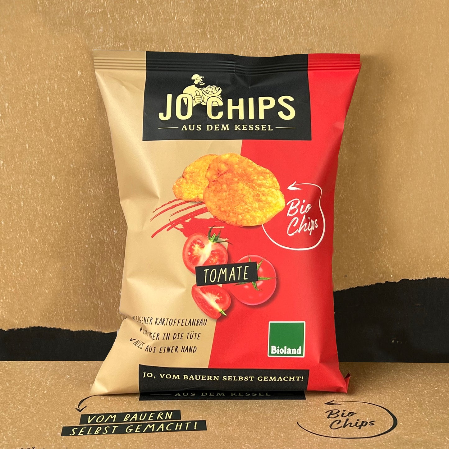 Jo Chips Bio Tomate 8x125g