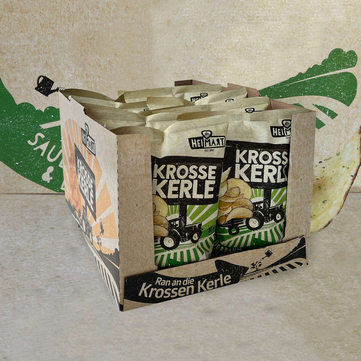 Krosse Kerle Sauerrahm & Lauchzwiebel 10x115g