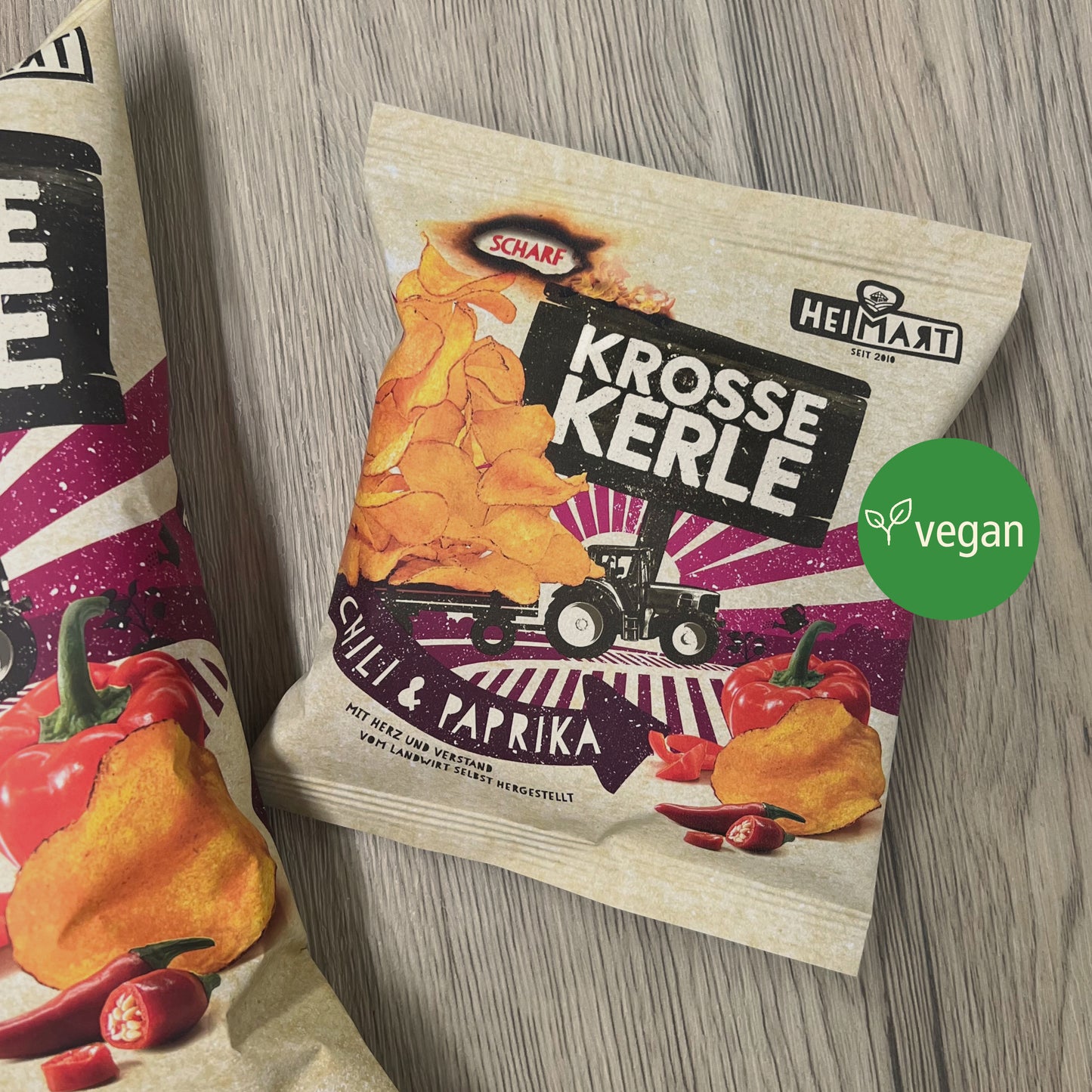 30 Krosse Kerle Mini Tüten Chili & Paprika (30x25g)