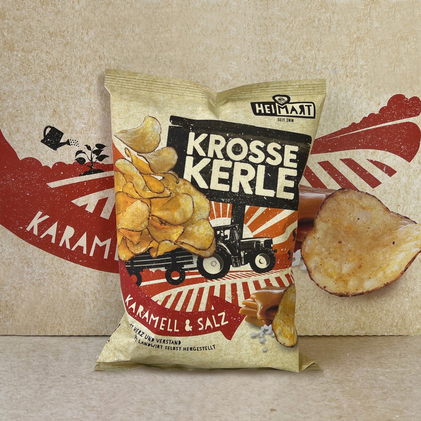 Krosse Kerle Karamell & Salz 115g