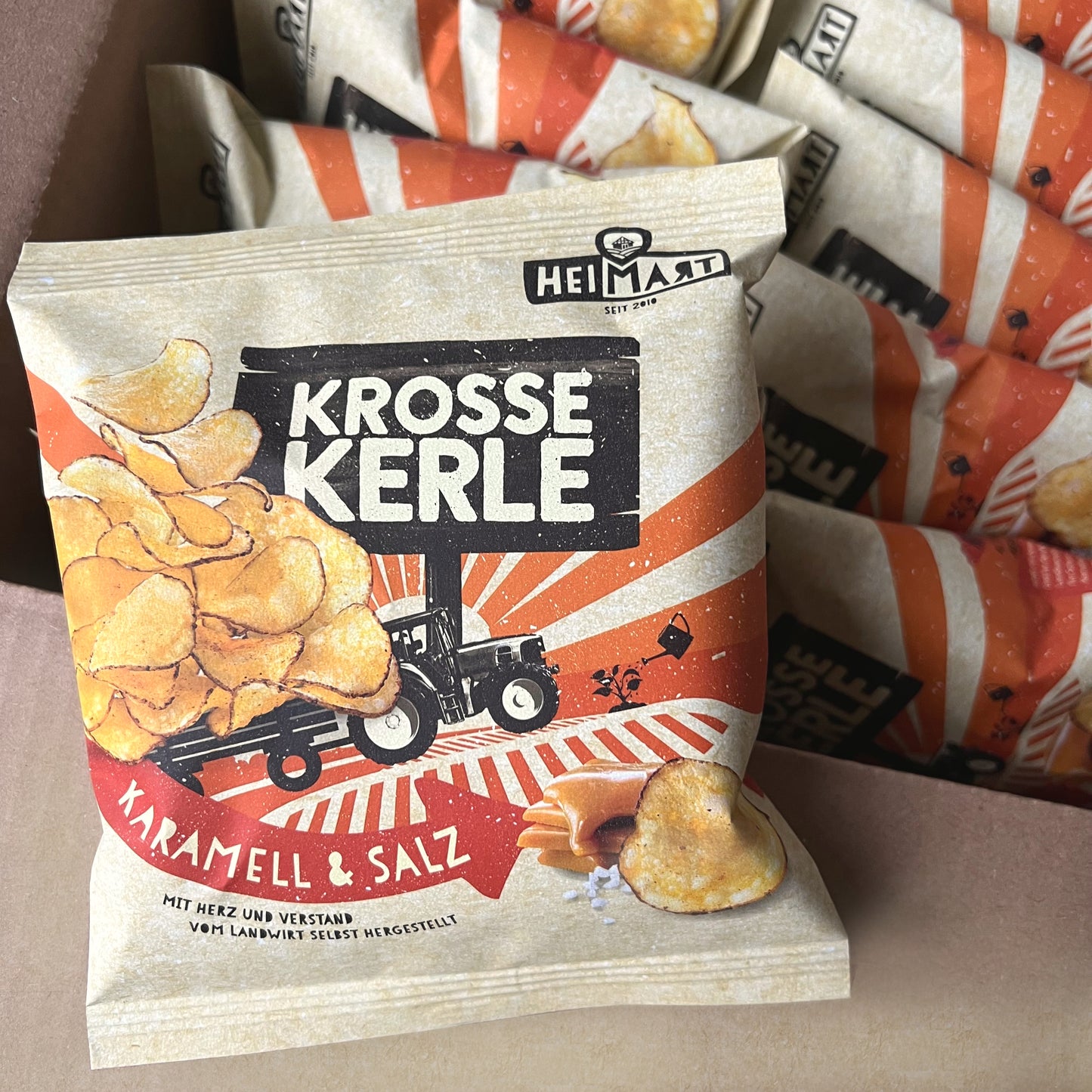 30 Krosse Kerle Mini Tüten Karamell & Salz (30x25g)