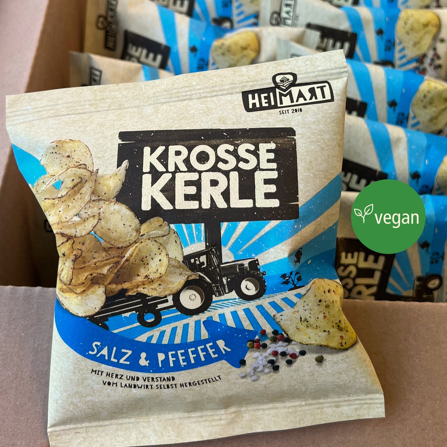 30 Krosse Kerle Mini Tüten Salz & Pfeffer (30x25g)