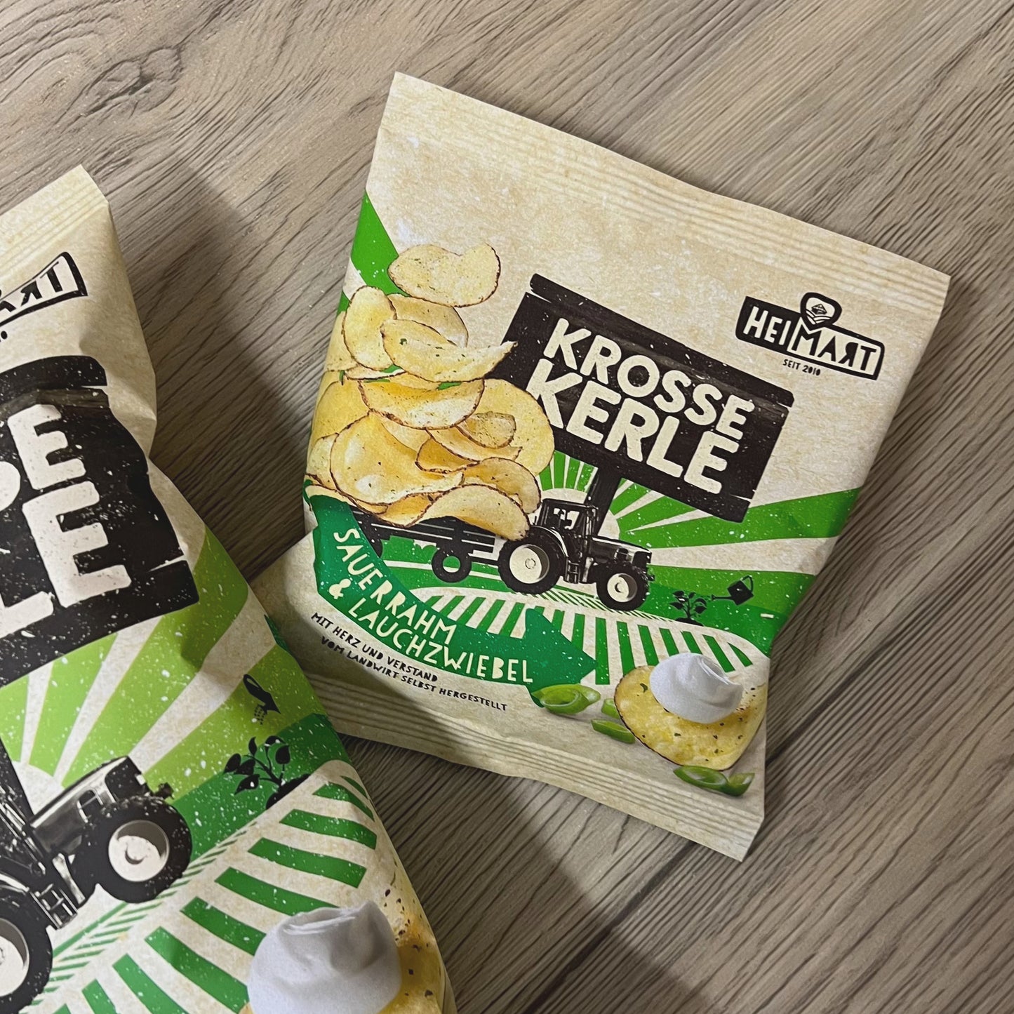 30 Krosse Kerle Mini Tüten Sauerrahm & Lauchzwiebel (30x25g)