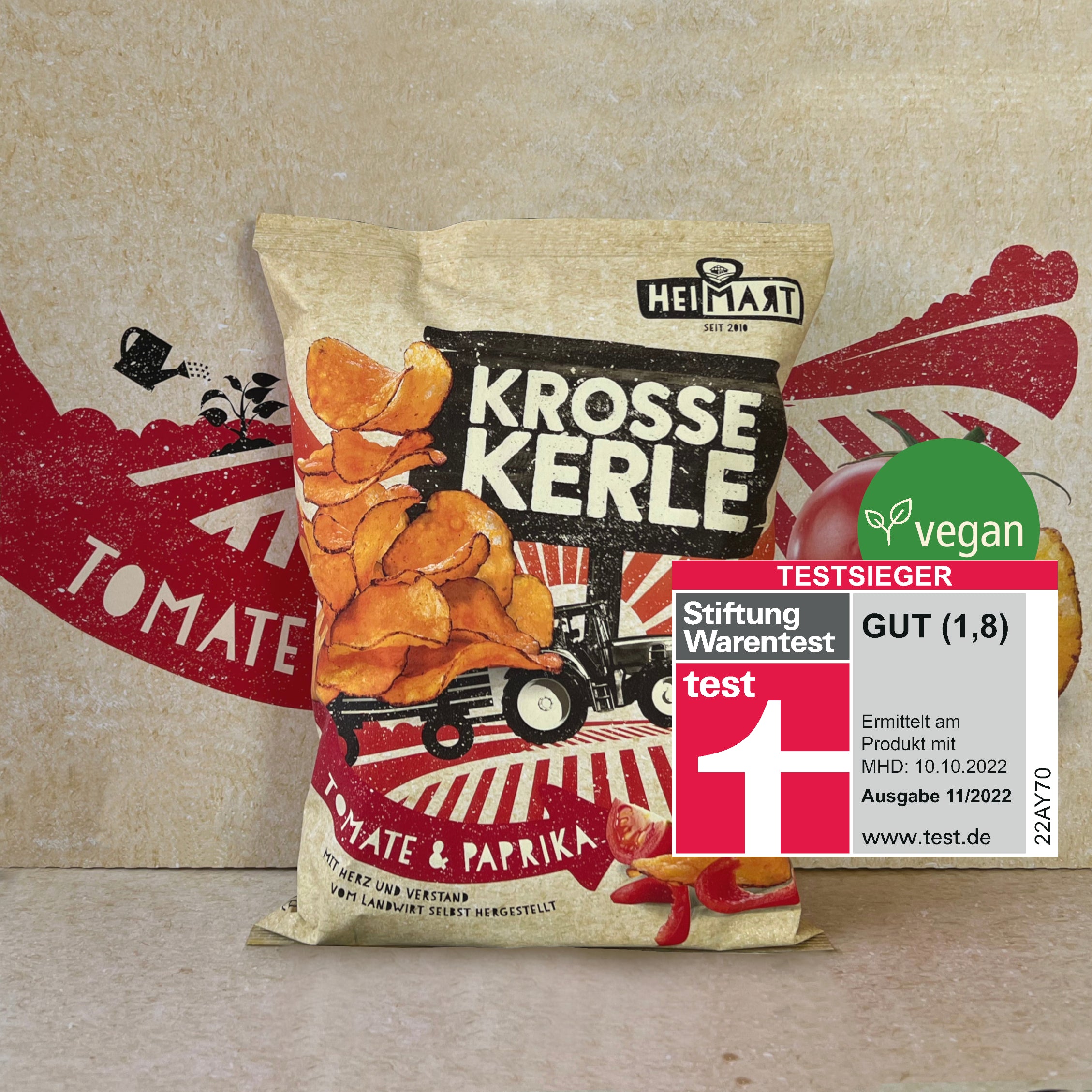 Krosse Kerle Tomate & Paprika 115g – HeiMart & Friends Krosse Kerle Tomate & Paprika 115g – HeiMart & Friends